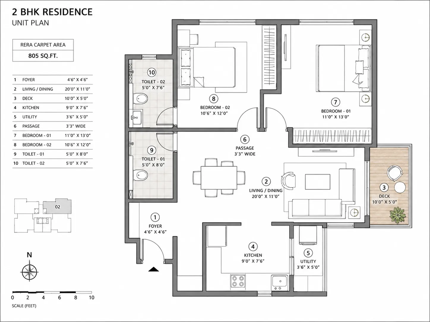 Prestige BKC larger office floor plan